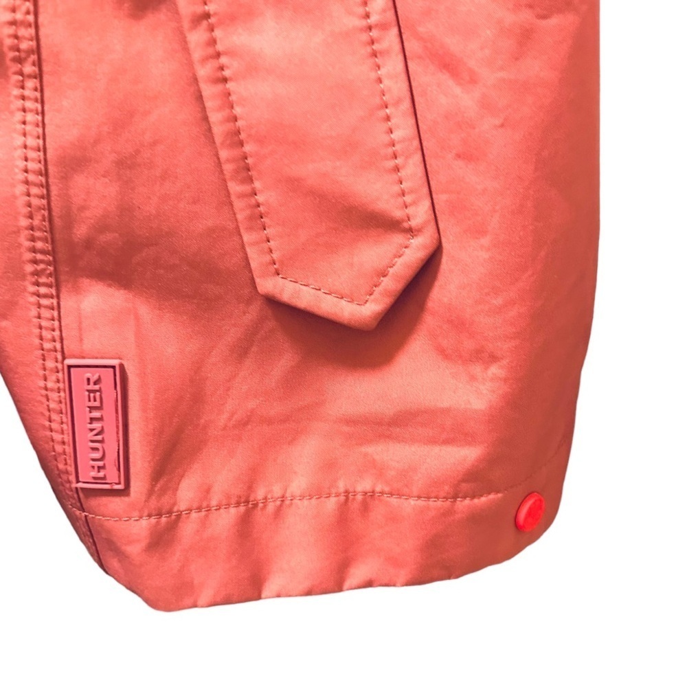 Hunter Original Hooded Trench Coat Mid Length Jacket Women’s Size Medium - Picture 8 of 14